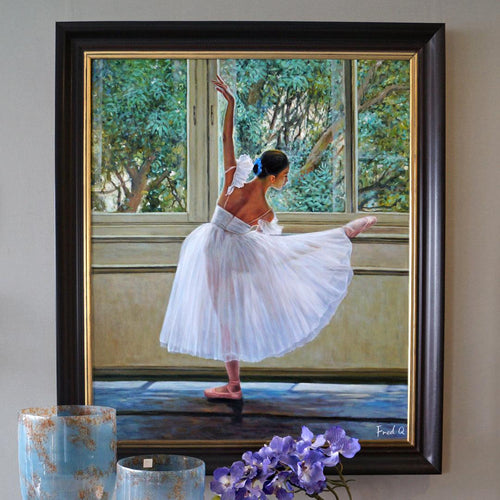 Wall Oil Painting showing Ballerina dancing