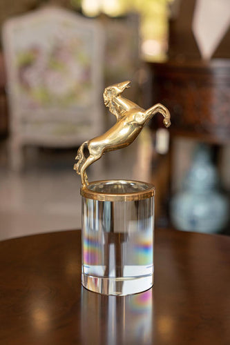Horse Glass vase