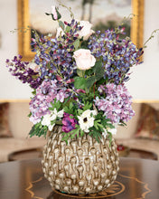 Load image into Gallery viewer, Artificial flower arrangement with vase
