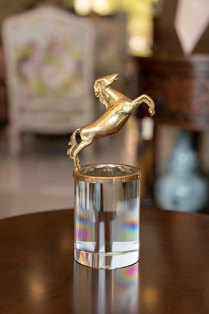 Horse Glass vase